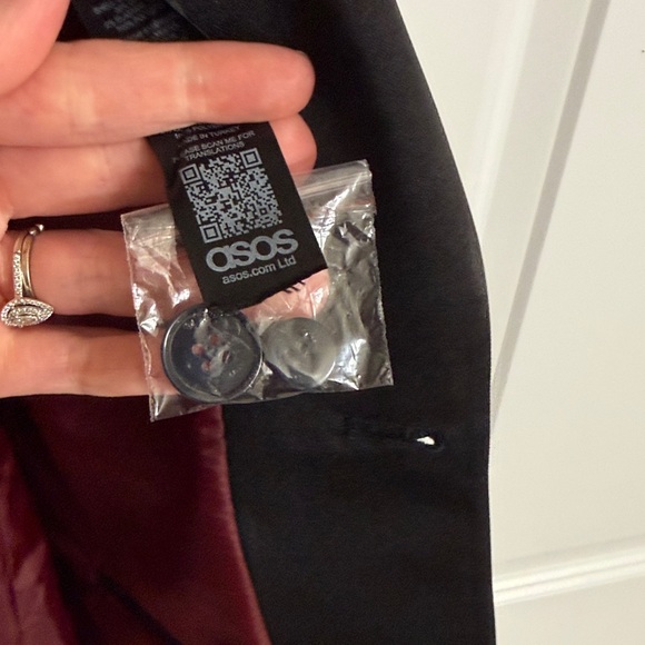 ASOS Black Floral Blazer - Picture 4 of 7